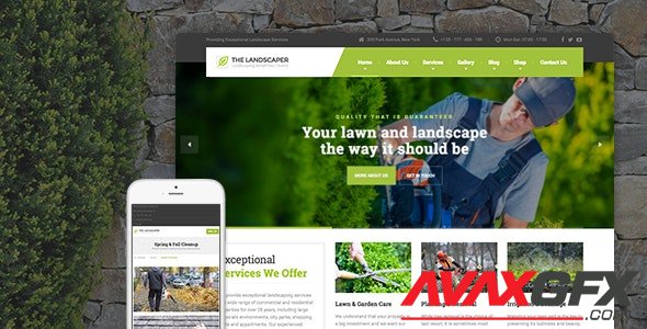 ThemeForest - The Landscaper v2.6.1 - Lawn & Landscaping WP Theme - 13460357