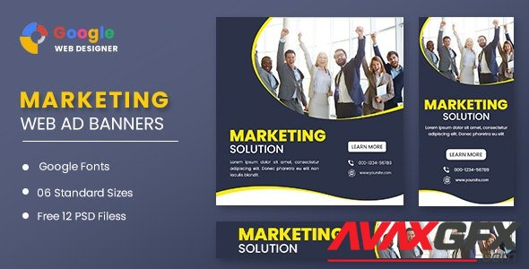 CodeCanyon - Marketing Banners Google Web Designer v1.0 - 32002389