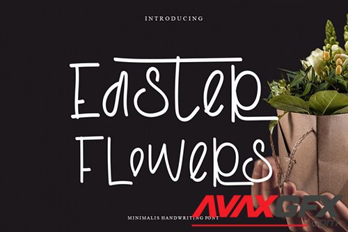 Easter Flowers Font