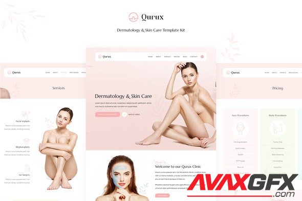 ThemeForest - Qurux v2.0.0 - Dermatology & Skin Care Elementor Template Kit - 27857689