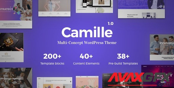 ThemeForest - Camille v1.1.3 - Multi-Concept WordPress Theme - 21847145