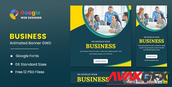 CodeCanyon - Business Animated Banner Google Web Designer v1.0 - 32017530