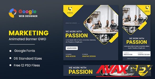 CodeCanyon - Marketing Animated Banner Google Web Designer v1.0 - 32028355