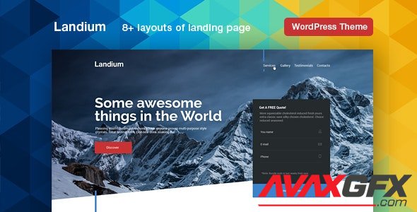 ThemeForest - Landium v2.2.9 - Landing Page - 18914504