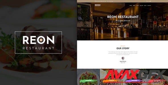 ThemeForest - Reon v1.1.5 - Restaurant WordPress Theme - 23140918