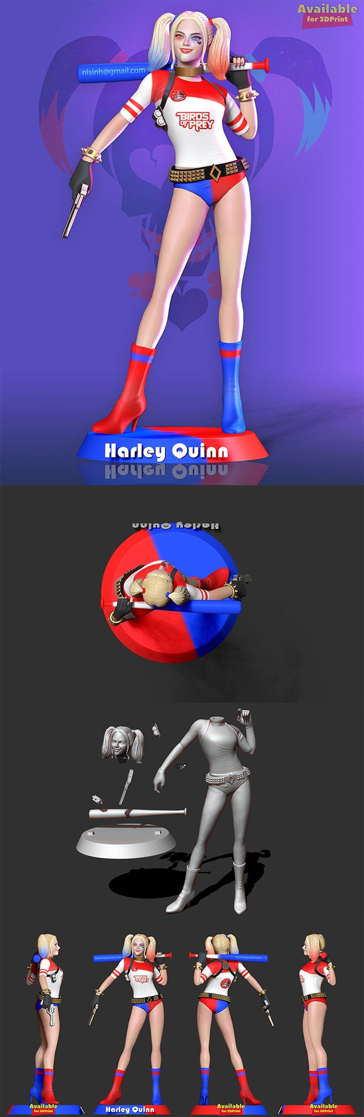 Harley Quinn - Birds of Prey 3D print