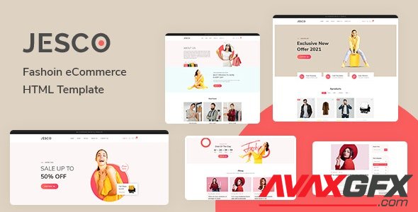 ThemeForest - Jesco v1.0 - Fashion eCommerce HTML Template - 32003033