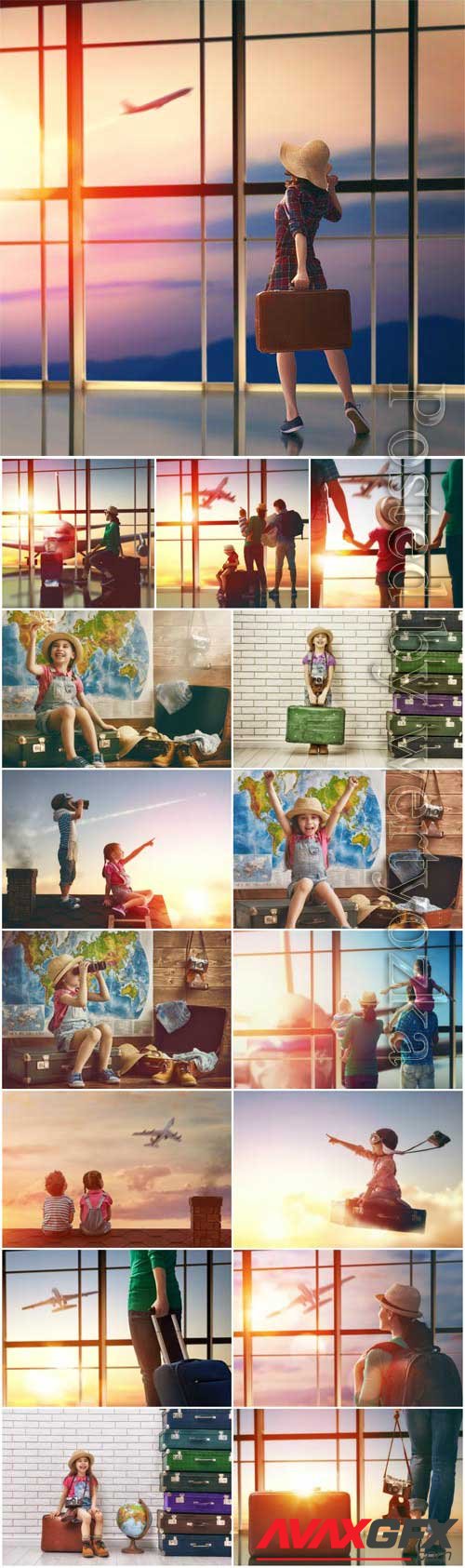 People and travel concept stock photo