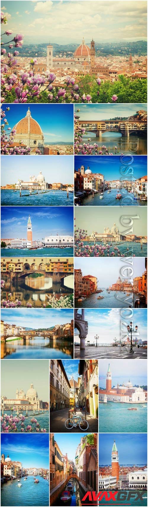 Beautiful landscapes of Italy stock photo