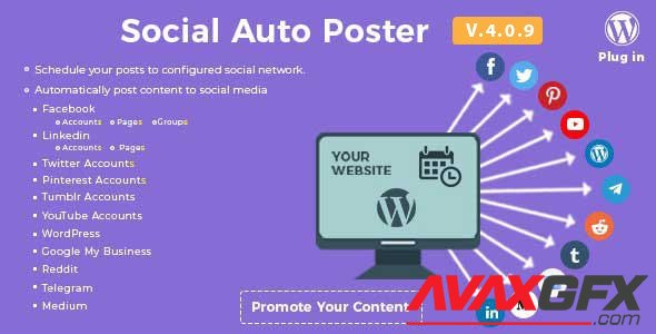 CodeCanyon - Social Auto Poster v4.0.9 - WordPress Plugin - 5754169