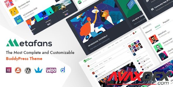 ThemeForest - MetaFans v2.2.0 - Community & Social Network BuddyPress Theme - 31265593 - NULLED