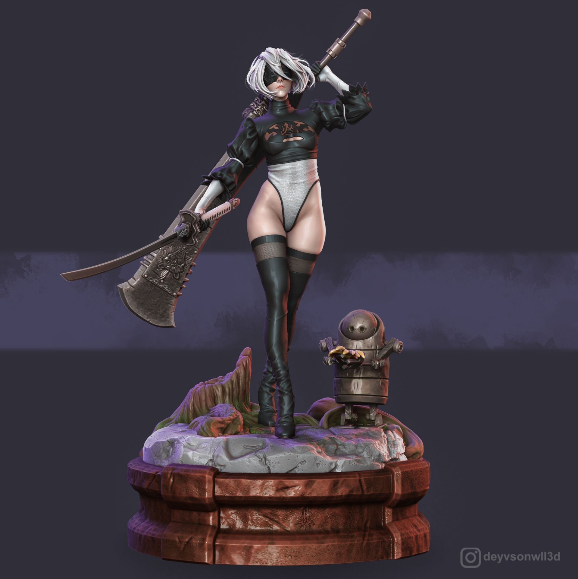 NieR Automata 3D Printable STL