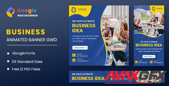 CodeCanyon - Business Animated Banner GWD v1.0 - 32089873