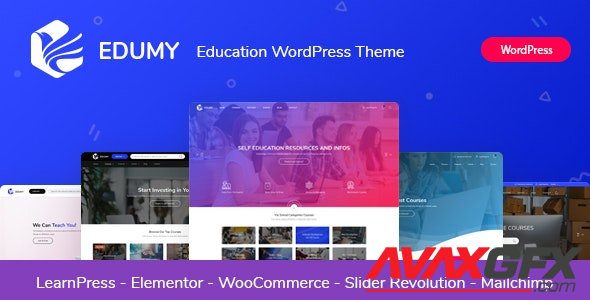 ThemeForest - Edumy v1.2.0 - LMS Online Education Course WordPress Theme - 24177225