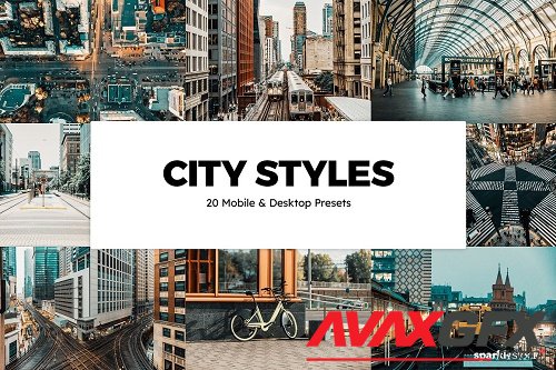 20 City Styles Lightroom Presets - 6150453