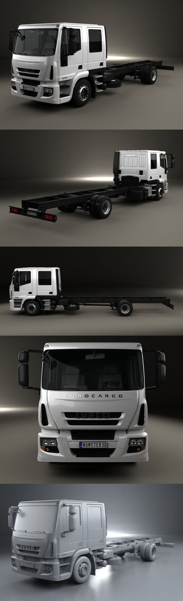 Iveco EuroCargo Double Cab Chassis Truck 2008