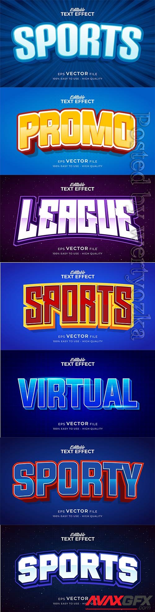 3d editable text style effect vector vol 363