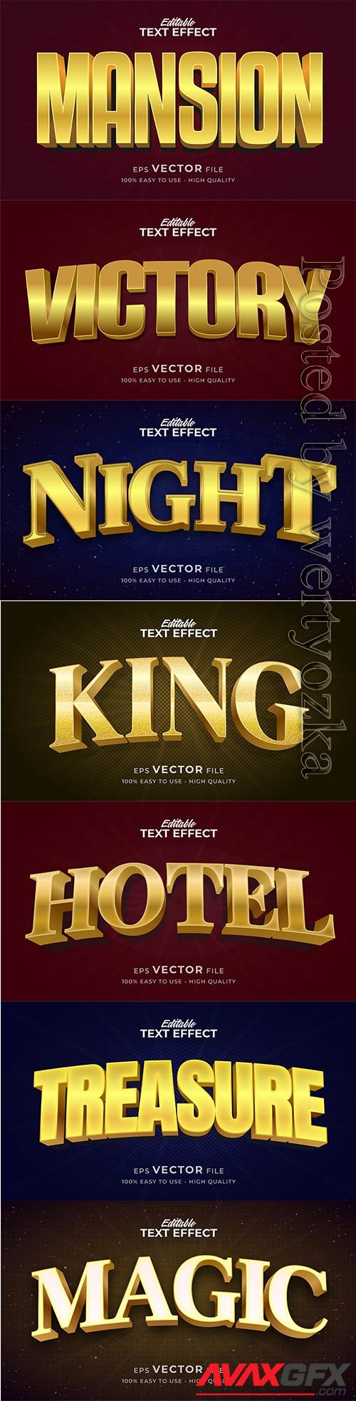 3d editable text style effect vector vol 361