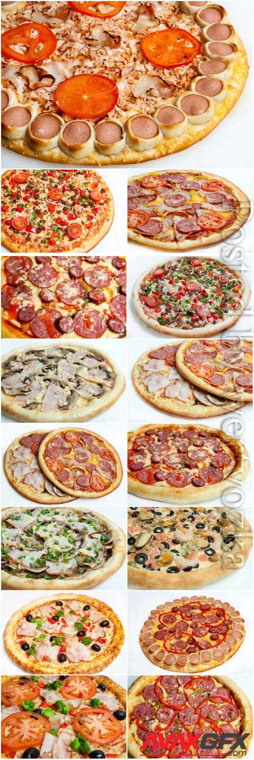 Various pizza stock photo