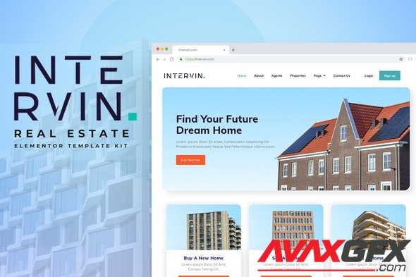 ThemeForest - Intervin v1.0.0 - Real Estate Elementor Template Kit - 32165591