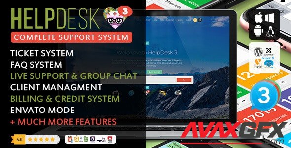 CodeCanyon - HelpDesk 3 v3.6 - The professional Support Solution - 21205469 - NULLED