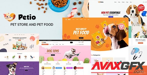 ThemeForest - Petio v1.0.2 - Pet Store WooCommerce WordPress Theme - 31454310