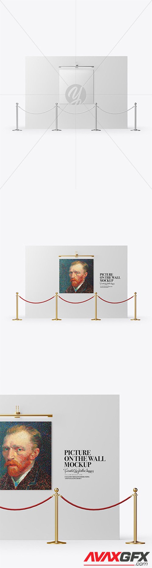 Canvas Picture on the Wall Mockup 82035