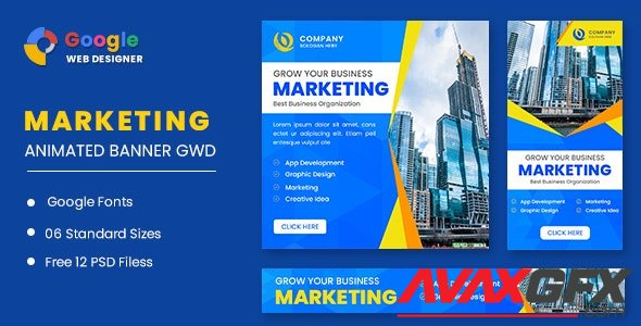 CodeCanyon - Business Marketing Animated Banner GWD v1.0 - 32250605