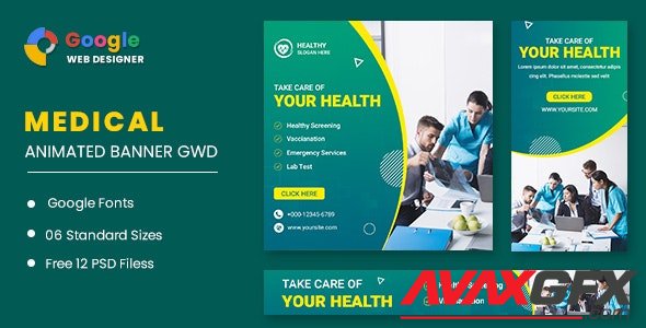 CodeCanyon - Medical Animated Banner GWD v1.0 - 32250577