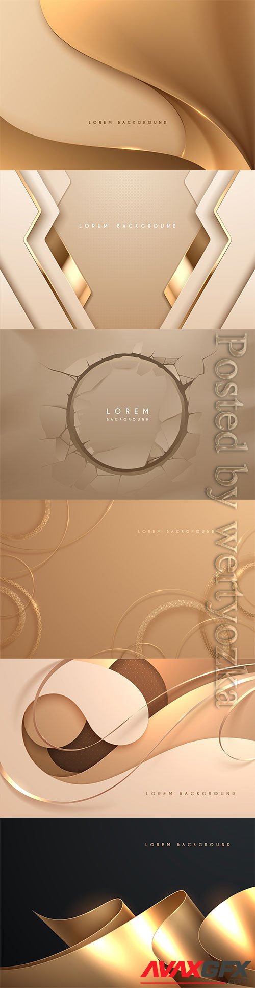 Gold  luxury vector background