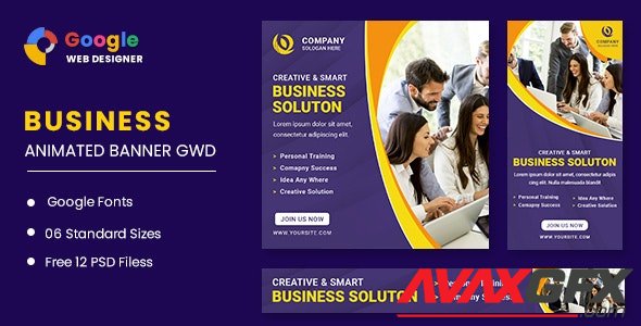 CodeCanyon - Business Solution Animated Banner GWD v1.0 - 32267325