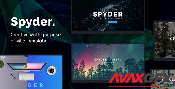 ThemeForest - Spyder v1.0 - One Page Multipurpose HTML Template (Update: 22 April 20) - 25247301