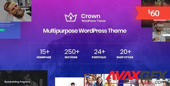 ThemeForest - Crown v1.0.3 - Multi Purpose WordPress Theme - 24344067