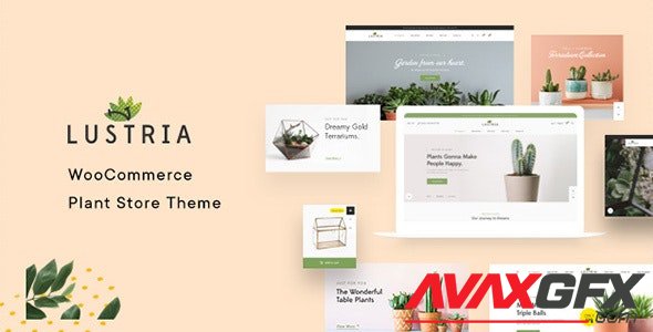 ThemeForest - Lustria v2.0 - MultiPurpose Plant Store WordPress Theme - 23830017