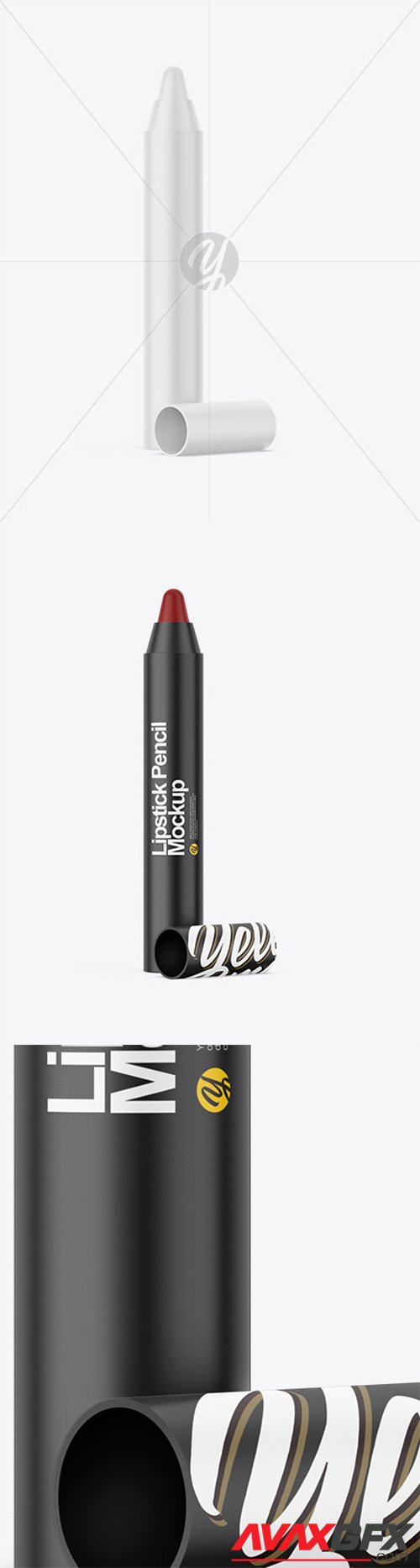 Matte Lipstick Pencil Mockup 82138