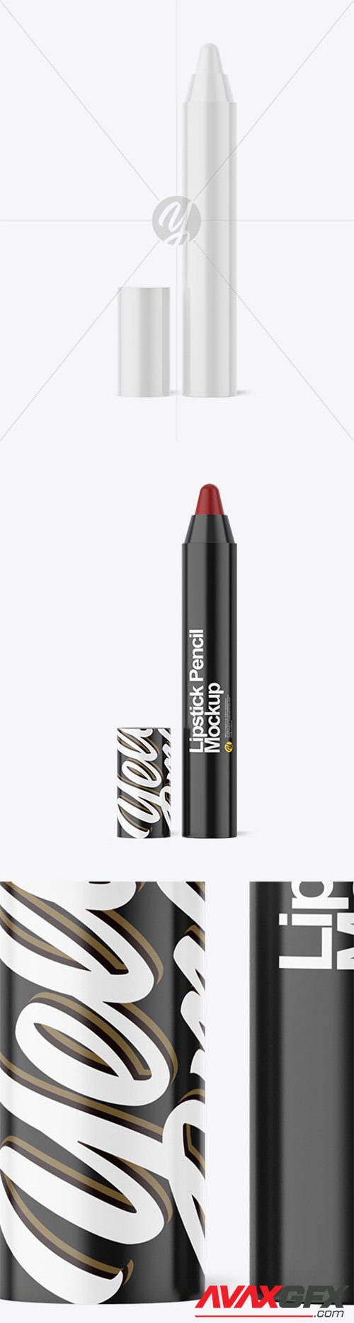 Glossy Lipstick Pencil Mockup 82146
