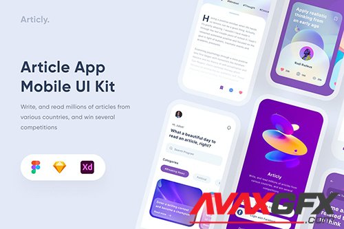 Article Mobile App - Uixasset