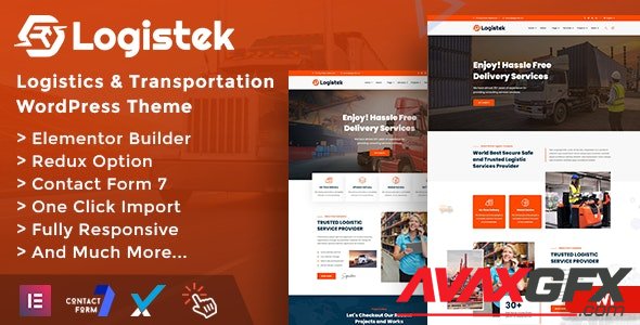 ThemeForest - Logistek v1.0 - Logistics & Transportation WordPress Theme - 30164068