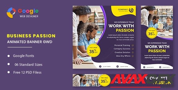 CodeCanyon - Business Team Animated Banner Google Web Designer v1.0 - 32333933