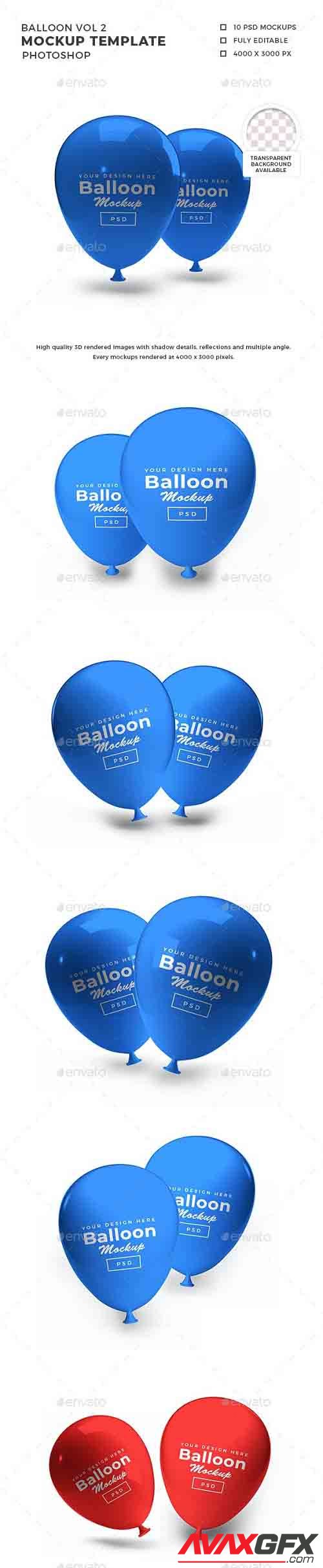 Balloon 3D Mockup Template Vol 2 - 32380478 - 1393201