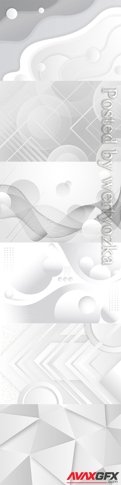White abstract background style