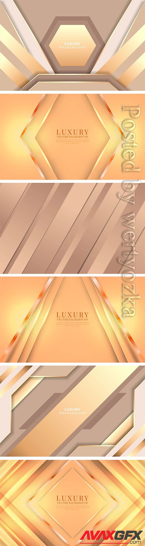 Gold modern abstract background banner with line