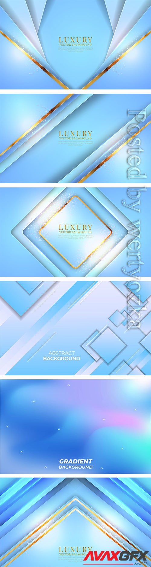 Bblue background with a blue and gold vector texture