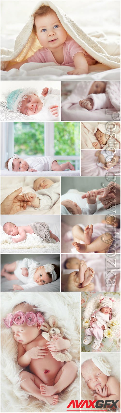 Little adorable kids stock photo