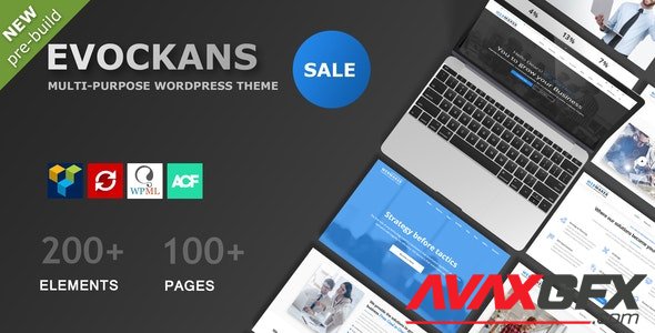 ThemeForest - Evockans v1.1.5 - Responsive Multi-Purpose WordPress Theme - 23201239