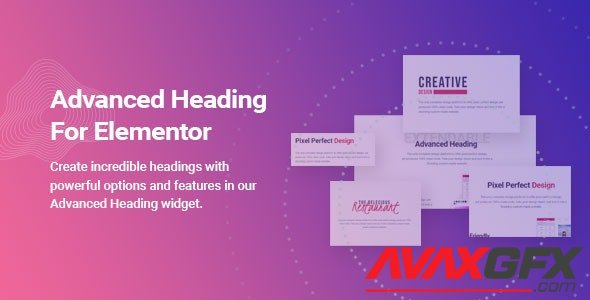 CodeCanyon - Advanced Heading and Animated Text for Elementor v1.0.0 - 28682118