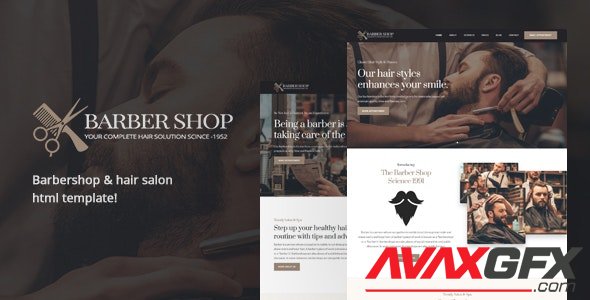 ThemeForest - BarberShop v2.0 - Hair Salon HTML Template - 21218278