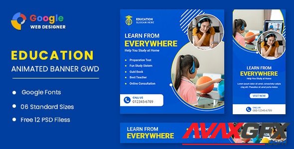 CodeCanyon - Learning Courses Animated Banner GWD v1.0 - 32464612