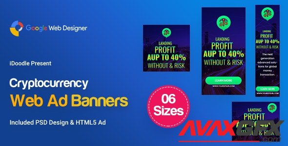 CodeCanyon - C78 - Cryptocurrency Banners HTML5 Ad (GWD & PSD) v1.0 - 24020498