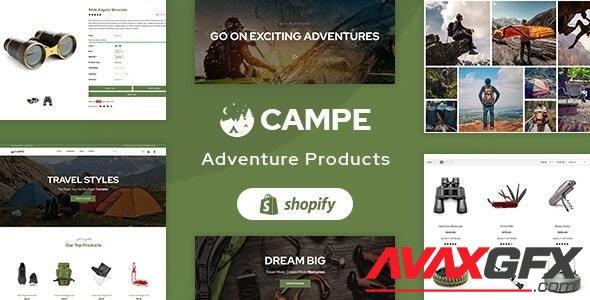 ThemeForest - Campe v1.0 - Camping & Adventure Shopify Theme (Update: 8 February 21) - 28995133